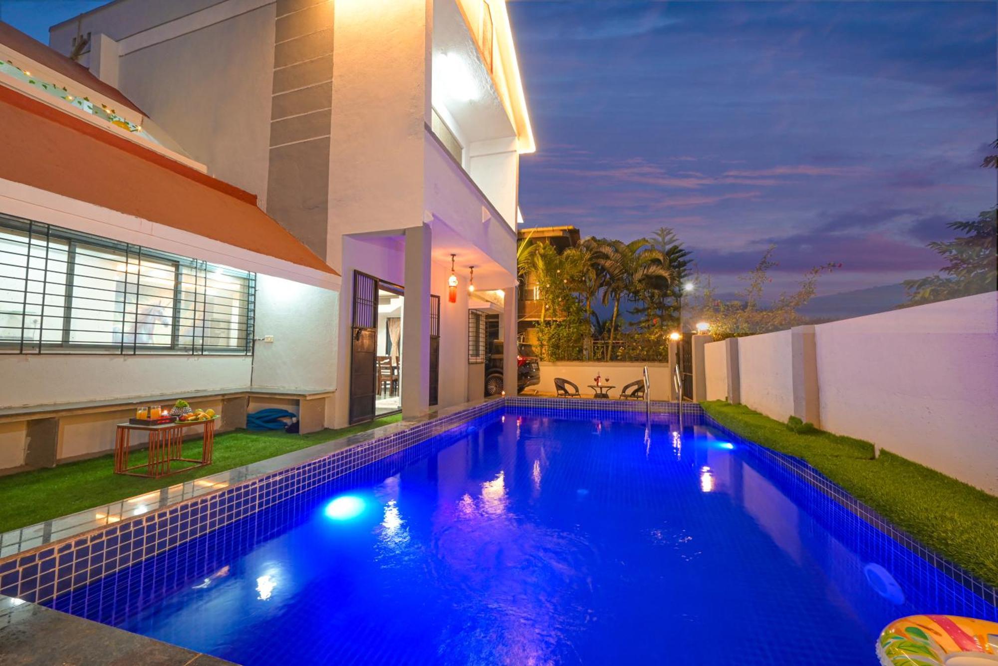 Ll Empyrean Stay II Luxury Ll Celestial Unicorn Villa Ll 3Bhk Ll Ac Ll Private Big Pool Ll Lonavla Exterior foto