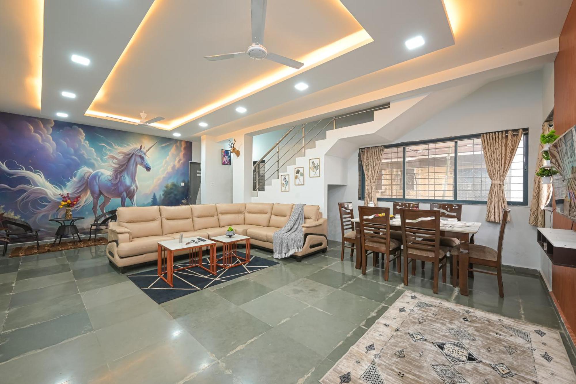 Ll Empyrean Stay II Luxury Ll Celestial Unicorn Villa Ll 3Bhk Ll Ac Ll Private Big Pool Ll Lonavla Exterior foto